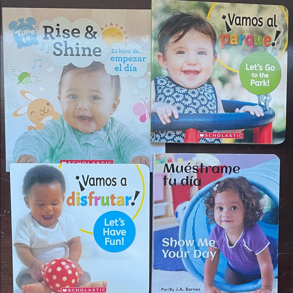 Scholastic Board Book Bundle - Blue, Purple, Green, White